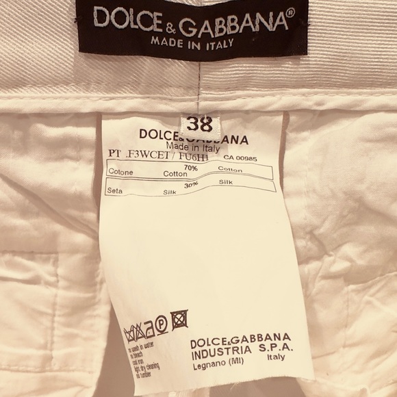 Pantalon blanc DOLCE & Gabbana - Picture 4 of 5